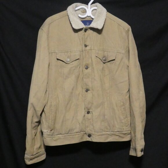 OLD NAVY | large | Button-Up Front Collared Corduroy Jacket | Sherpa Lined | EUC - Picture 1 of 14